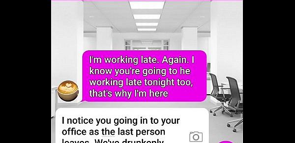  Breeding fantasy sexting from LewdDM.com - Horny boss gets coworker pregnant